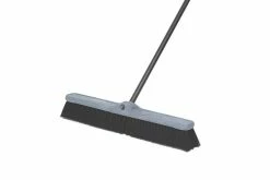 Coupon 🥰 Abco 24 x 3 in. Polypropylene and Wood Fine Push Broom in Grey (Less Handle) 🤩