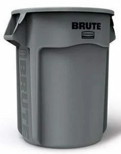 Hot Sale 👏 Rubbermaid Brute® 26-1/2 in. 55 gal Container in Grey ⌛