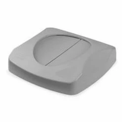 Budget 💯 Rubbermaid 4 x 16 x 16 in. 23 gal Resin Swing Top in Grey for FG356988 Untouchable®, 356907 and 35698 Square Containers 🧨