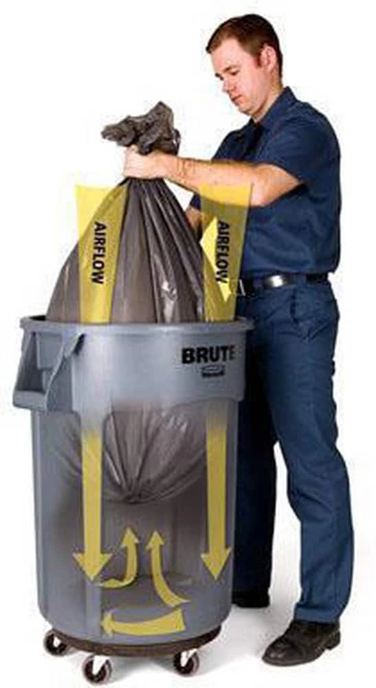 Hot Sale 👏 Rubbermaid Brute® 26-1/2 in. 55 gal Container in Grey ⌛ - Image 2