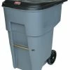 Cheapest 🎁 Rubbermaid Brute® 65 gal Rollout Container with Lid in Grey 🎁