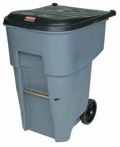 Cheapest 🎁 Rubbermaid Brute® 65 gal Rollout Container with Lid in Grey 🎁