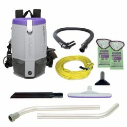 Wholesale ✔️ Pro Team Super HalfVac® Pro 6 qt Vacuum 🎒 Backpack with 14 in. Multi-Surface Floor Tool and Two Piece Wand Kit 🌟