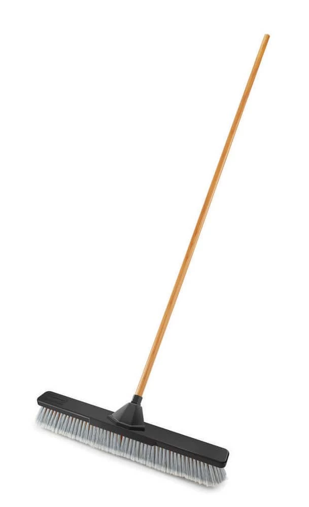 Best Pirce ⌛ Rubbermaid 60 in. Wood Broom Handle in Grey (Case of 4) 😉