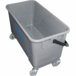 Budget 😉 Geerpres® 6 gal Microfiber Flat Mop Bucket in Grey 👏