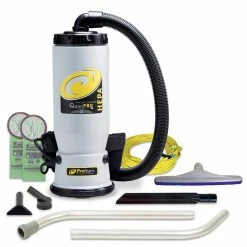 Best Sale 🔔 ProTeam® QuietPro® 7.2A BP HEPA Commercial Vacuum with 107100 Xover Floor Tool Kit D ✔️