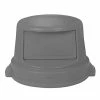 Best deal 🎁 Continental Commercial Products Huskee™ 17-3/4 in. Plastic Dome Top in Grey for 55 gal Receptacle Can 🧨