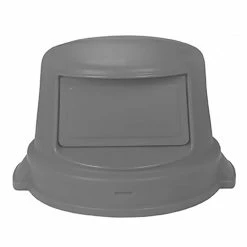Best deal 🎁 Continental Commercial Products Huskee™ 17-3/4 in. Plastic Dome Top in Grey for 55 gal Receptacle Can 🧨
