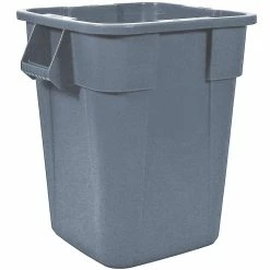 Hot Sale 👍 Rubbermaid Brute® 40 gal Square Container (Less Lid) in Grey 🌟