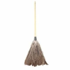 Discount 🛒 28 in. Professional Ostrich Feather Duster with Grey Handle ✔️