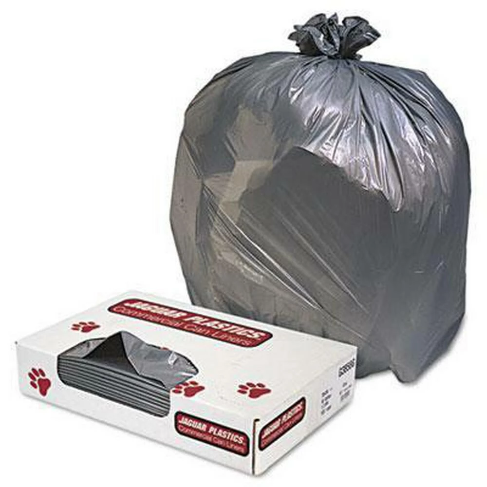 Hot Sale 🎉 Jaguar Plastics 38 x 58 in. 60 gal 1.3 mil Can Liner in Grey 💯