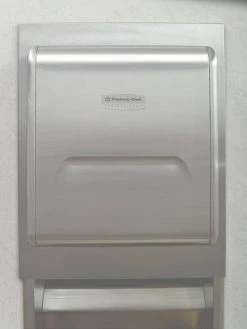 Cheapest 👏 Kimberly Clark Stainless Steel Recessed Dispenser Housing with Trim Panel FEE ❤️