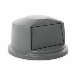 Discount 👍 Rubbermaid Brute® 23-1/5 x 12-1/4 x 22-20/29 in. Plastic Trash Dome Top Lid in Grey 👍